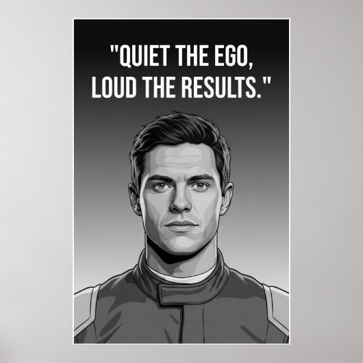 Nico Hülkenberg Racing Vector – Quiet the Ego  ポスター (正面)