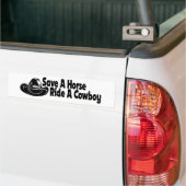 nicolaによって馬のバンパーを救って下さい バンパーステッカー (トラック上)