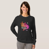 NICOLA – 愛らしいAXOLOTLと美しい女の子の名前 Tシャツ (正面フル)