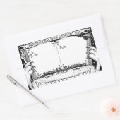 Nicola L. Robinson – ブック与えズ・デイ蔵書票 長方形シール (封筒)