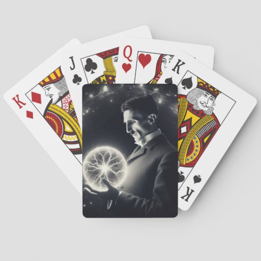 Nicola Tesla トランプ (裏面)