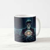 Nicola Tesla Caneca de Café コーヒーマグカップ (正面右)