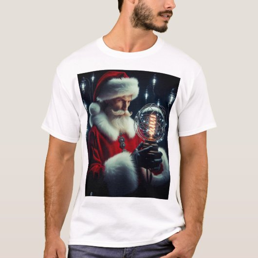 Nicola Tesla natal Camiseta Tシャツ (正面)