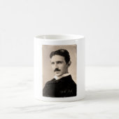 Nicola Tesla Photo コーヒーマグカップ (中央)