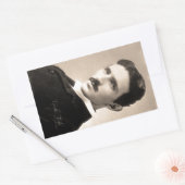 Nicola Tesla Photo 長方形シール (封筒)