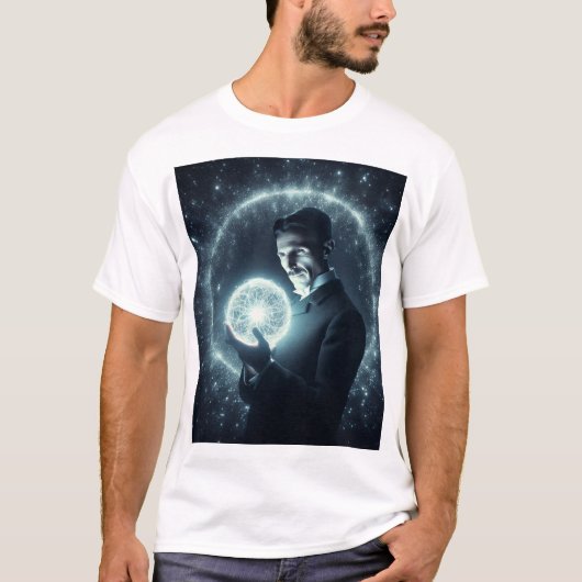 Nicola Tesla Tシャツ (正面)