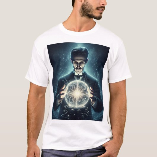 Nicola Tesla  Tシャツ (正面)