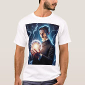 Nicola Tesla  Tシャツ (正面)