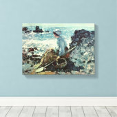 Nicolae Grigorscu – グランビルの漁師 キャンバスプリント (インサイチュ (ウッドフロア))