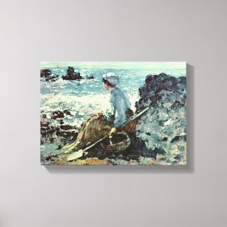 Nicolae Grigorscu – グランビルの漁師 キャンバスプリント