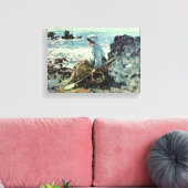 Nicolae Grigorscu – グランビルの漁師 キャンバスプリント (インサイチュ (リビング))