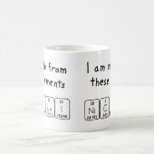 Nicolai周期表名mug コーヒーマグカップ (中央)