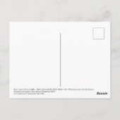 Nicolas Dorignyの版木、銅版、版画でBernini's David ポストカード (裏面)