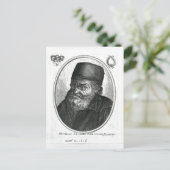 Nicolas Flamelはバルタザール・モンコルネによって刻まれた ポストカード (スタンド正面)