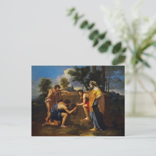 Nicolas Poussin Art ポストカード (スタンド正面)