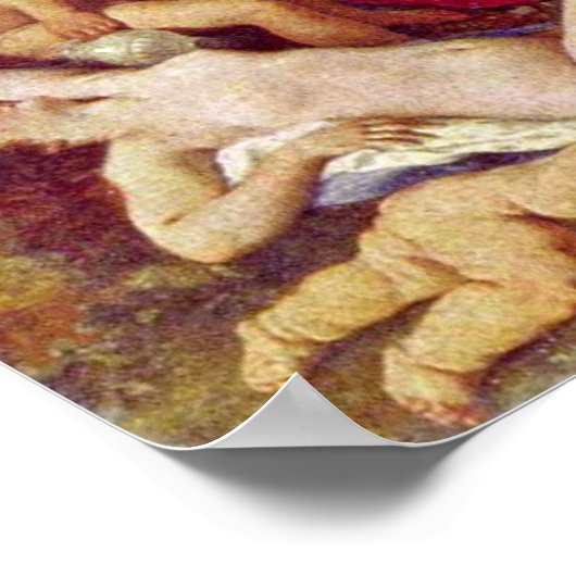 Nicolas Poussin - Midas and Bacchus ポスター (角)