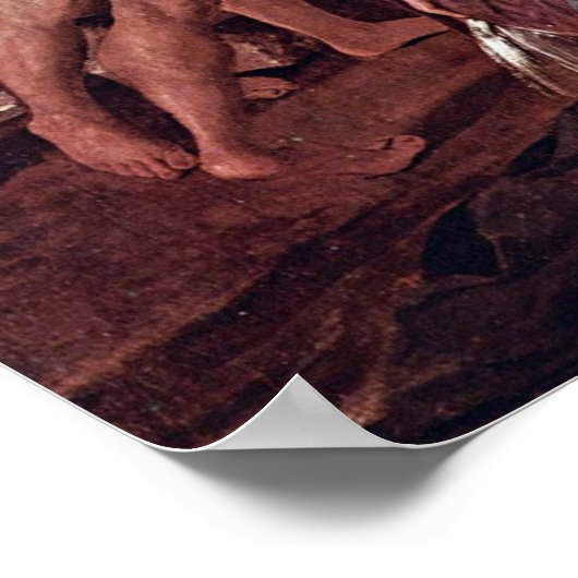 Nicolas Poussin - The Shepherds of Arcadia ポスター (角)