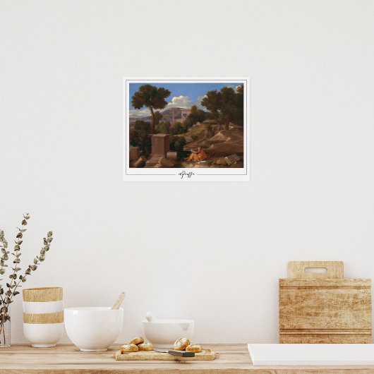 Nicolas Poussin Zedign Art Poster #250 ポスター (キッチン)