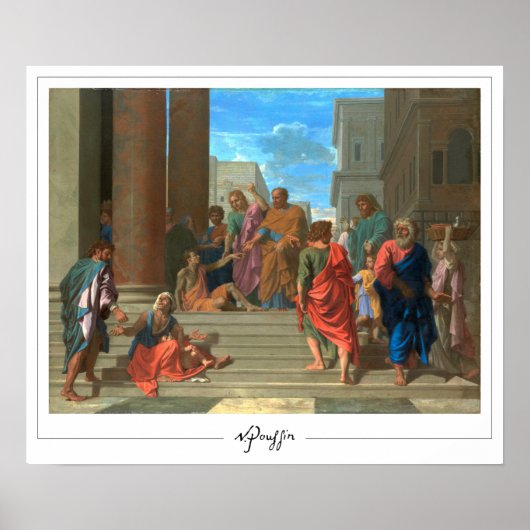 Nicolas Poussin Zedign Art Poster #50 ポスター (正面)