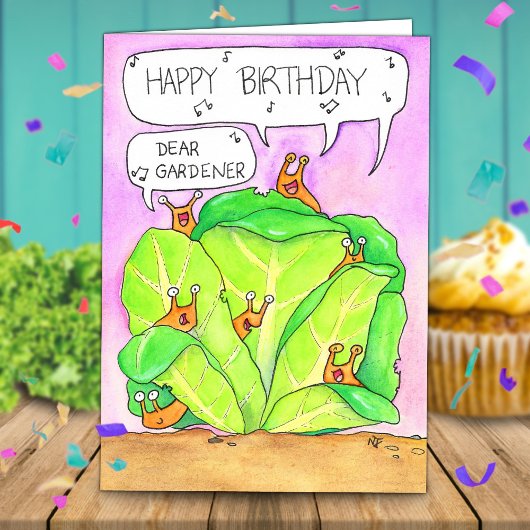Nicole Janesによるガーデナーの誕生日 カード