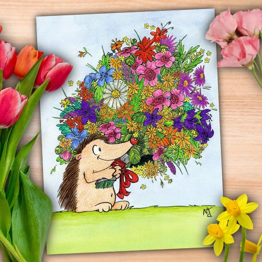 Nicole JanesによるBOUQUETはがき ポストカード