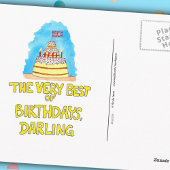 Nicole JanesによるBRITISH+BIRTHDAYポストカード ポストカード