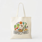 Nicole JanesによるFARMER'S MARKET トートバッグ (正面)