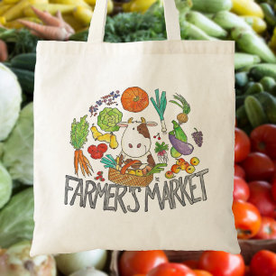 Nicole JanesによるFARMER'S MARKET トートバッグ