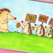 Nicole Janesの「最高のママ」グリーティングカード カード