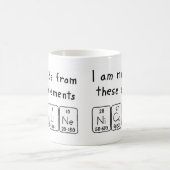 Nicoline周期表名mug コーヒーマグカップ (中央)
