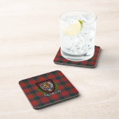 Nicolson Scottish Clan Tartan & Crest コースター (右側)