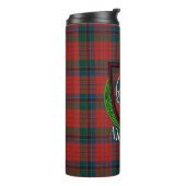 Nicolson Scottish Clan Tartan & Crest タンブラー (回転左)