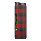 Nicolson Scottish Clan Tartan & Crest タンブラー (回転右)