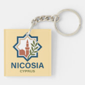 Nicosia Cyprus Mediterranean キーホルダー (裏面)