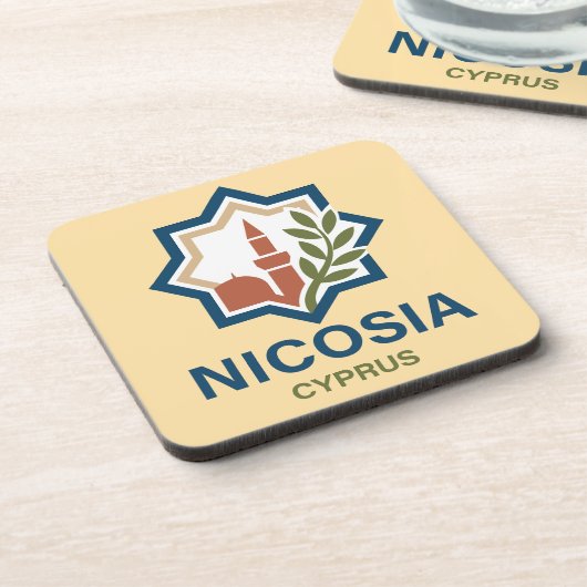 Nicosia Cyprus Mediterranean コースター (左側)