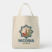 Nicosia Cyprus Mediterranean トートバッグ (裏面)