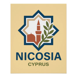 Nicosia Cyprus Mediterranean ポスター