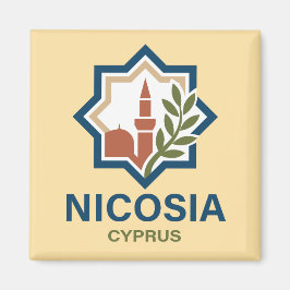 Nicosia Cyprus Mediterranean マグネット