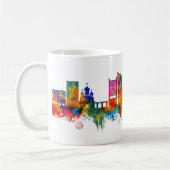Nicosia Cyprus Skyline コーヒーマグカップ (左)