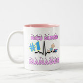 NICUのナースのマネージャーのギフト ツートーンマグカップ (左)