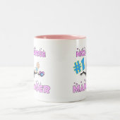 NICUのナースのマネージャーのギフト ツートーンマグカップ (中央)