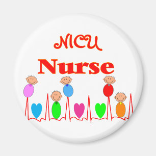 NICUのナース--愛らしいベビーのグラフィック マグネット