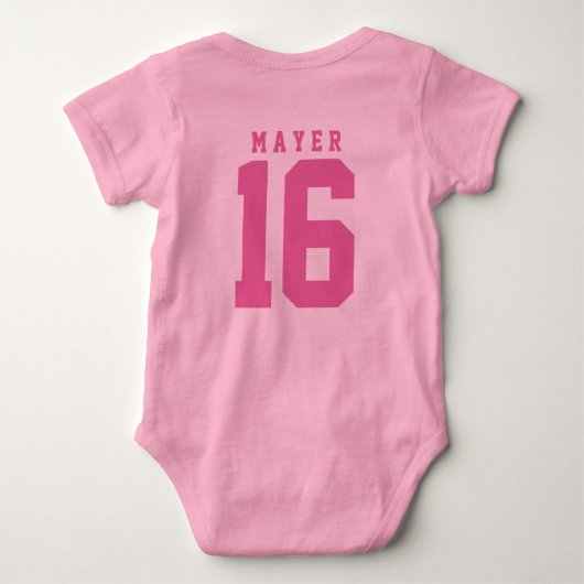 NICUの大学院のワンピース ベビーボディスーツ (裏面)