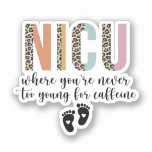 Nicuカフェインに対して若すぎることはない シール