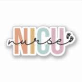 NICUナースギフト新生児集中気にユニットナース シール (正面)