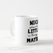 NICUナースギフトNICUナースクォート コーヒーマグカップ (正面左)