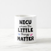 NICUナースギフトNICUナースクォート コーヒーマグカップ (中央)