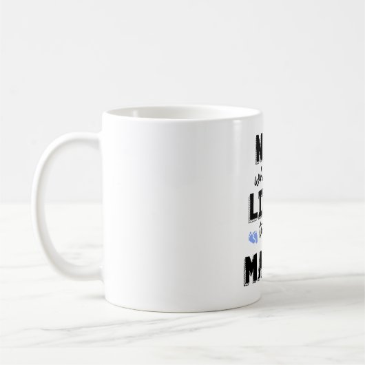 NICUナースギフトNICUナースクォート コーヒーマグカップ (左)