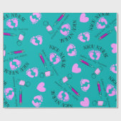 NICUナースパターンアート ラッピングペーパー (フラット)