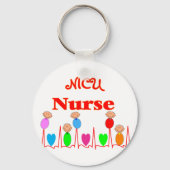 NICUナース – 愛らしいベビーグラフィックス キーホルダー (正面)